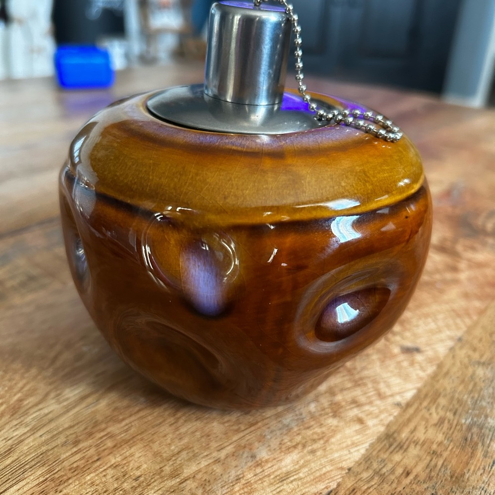 Vintage 1970’s Strawberry Oil Lamp.  New.
